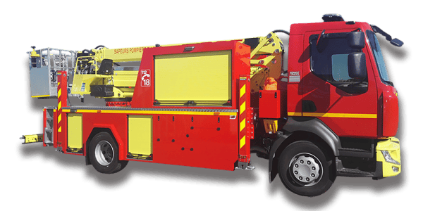 Nacelles élévatrices spécial incendie également appelée nacelle pompier en vente