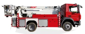 La DT 30 F, une nacelle élévatrice pour pompiers